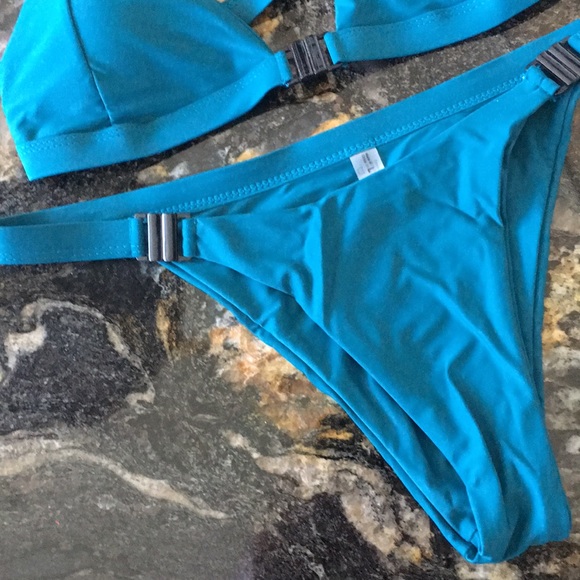 Zaful greenish blue bikini - Picture 3 of 4